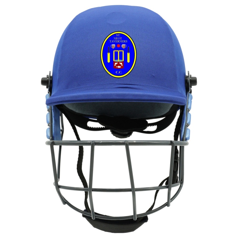St Neot Taverners CC - Forma Cricket Helmet - Pro SRS - Steel Grill - Royal