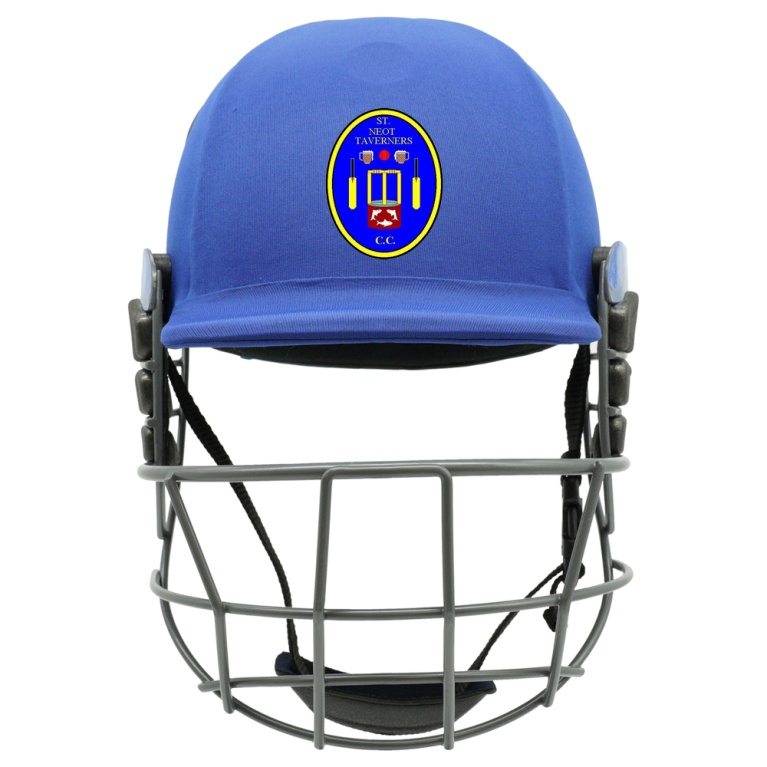 St Neot Taverners CC - Forma Cricket Helmet - Little Master - Titanium Grill - Royal