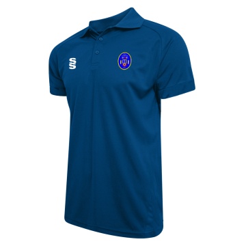 St Neot Taverners CC - Dual Solid Colour Polo - Royal - Ladies Fit