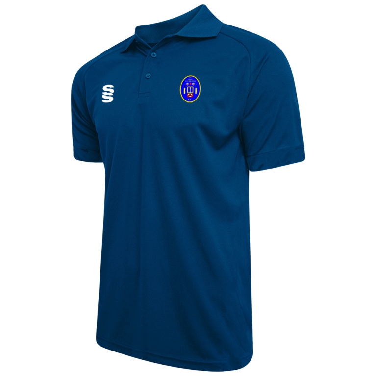 St Neot Taverners CC - Dual Solid Colour Polo - Royal - Men's/Unisex Fit